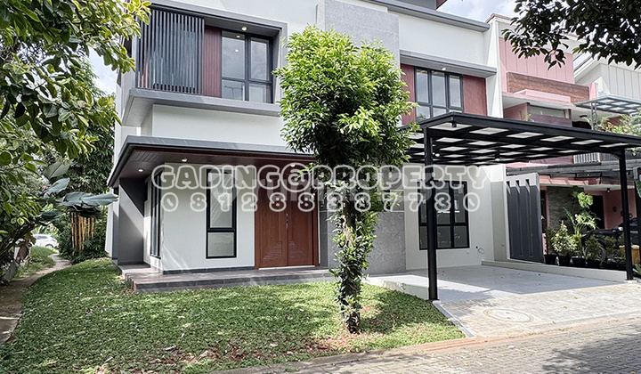 Brand new! Independent building. Cluster in the natural forest of BSD City. Negotiable price!