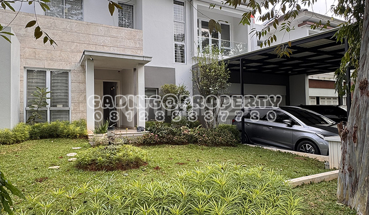 jual rumah mewah! clstr cajuputi de park di bsd, rumah 2 lantai harga nego!