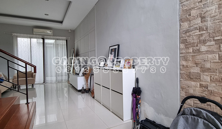 rumah 2 lantai. clstr mayfiedl greenwich park di bsd. sudah renovasi!