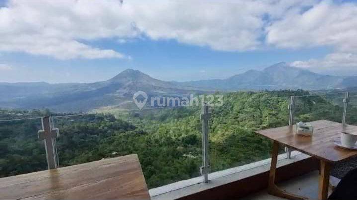 Restaurant and coffee shop with a view of Mount Batur and Lake Kintamani 1