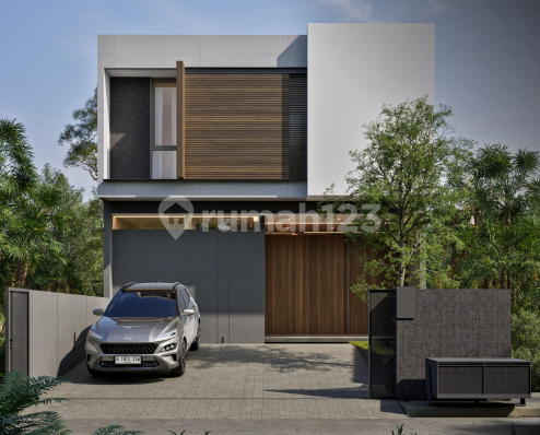 For sale new 2-story house in Taman Alfa Indah Complex, Joglo, West Jakarta