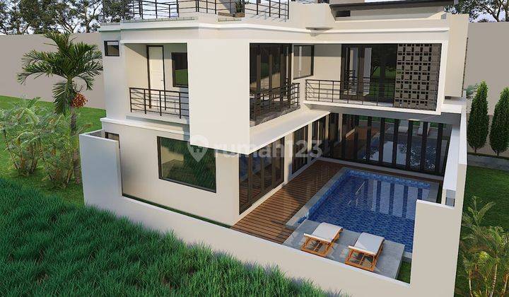 Leasehold 28 Years Villa 3BR Walk Distance to Famous Brunch Club and Berawa Beach  Canggu Bali 2