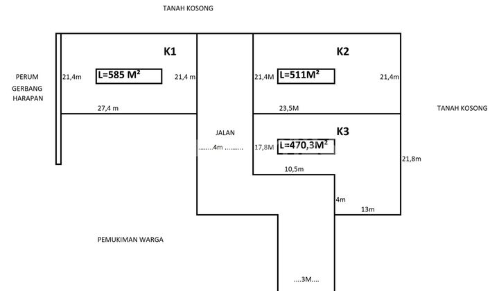 Jual Kapling Strategis.murah Dekat Kampus Dan Djarum Oasis