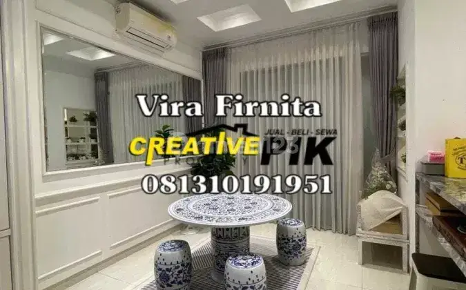 Disewa Rumah Golf Island Pik Furnish Mewah Siap Huni, 2 Lantai 4 Kamar 1