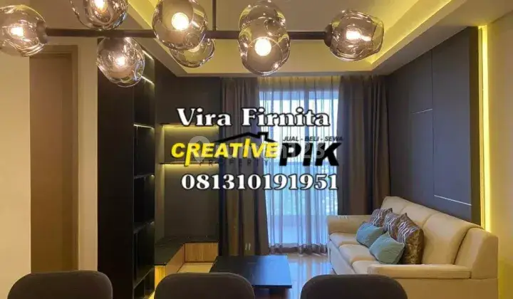 Disewakan Goldcoast Apartemen Pik, 2 BR Full Furnish, View Laut 1