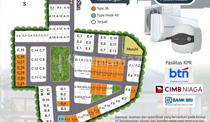 For Sale: House in a One Gate System Housing Estate in Bangunjiwo 2