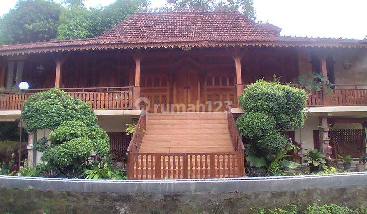 Rumah Vila gebyok jati dekat candi kalasan full furnished 1