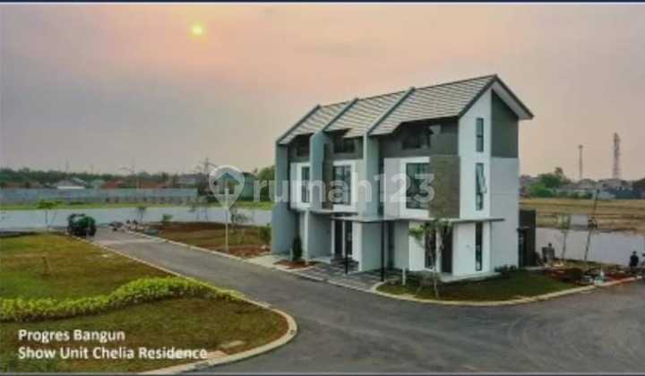 Rumah dengan harga Perdana 3 lantai View Danau di Summarecon Crown Gading 2