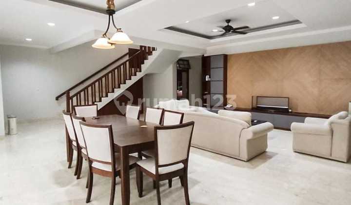 Semi-Furnished House Ready to Use with Swimming Pool in a Strategic Location in Pondok Indah (dianmad) 2
