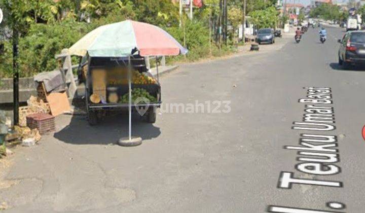 100% murah Tanah di jalan utama teuku umar barat 2