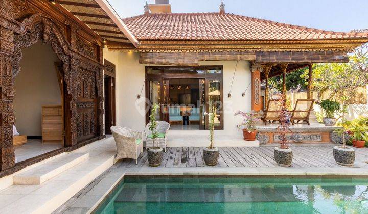 Rare and ready-to-live-in villa on Watu Jimbar Beach, Sanur, Denpasar, Bali 1