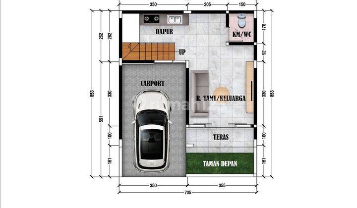 Rumah indent di tengah kota denpasar, hanya 50 meter dari jalan utama Mahendradata Denpasar Bali 2