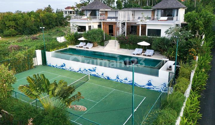 Luxury 6br Villa With Unblock Ocean View & Tennis Court For Sale In Ungasan, Badung, Bali