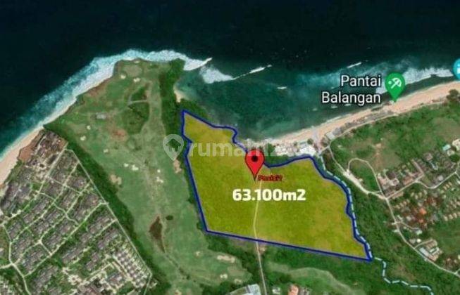 Dijual Tanah Pinggir Tebing Balangan Beach, Badung, Bali