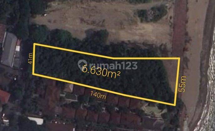 Land for sale on the beachfront of Tanjung Benoa, Nusa Dua, Bali 1