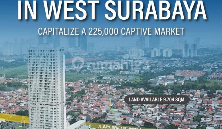 Dijual Tanah Nol Jalan Raya Wiyung Surabaya Barat*