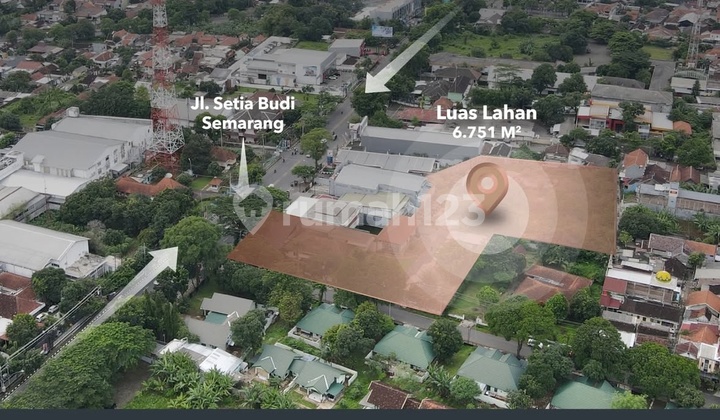 Land Plot for Sale on Jalan Setia Budi, Banyumanik, Semarang City. 1