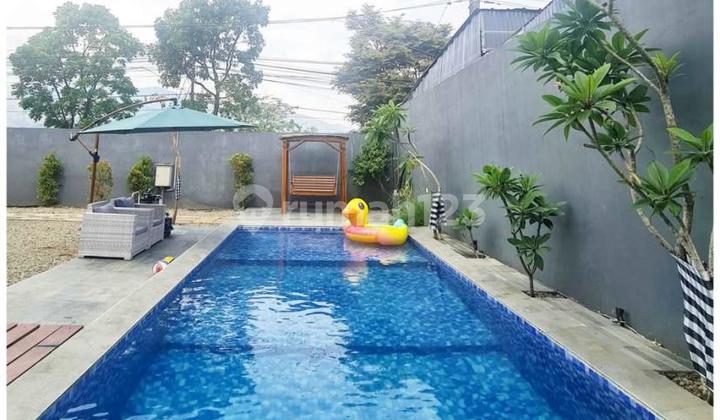 For Sale Furnished Villa House on Jalan Raya Cimaung Banjaran Bandung 1