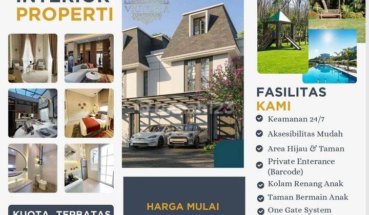 Rumah Baru Lux Mewah di Victoria Townhouse Dekat Tki 2 Bandung 2