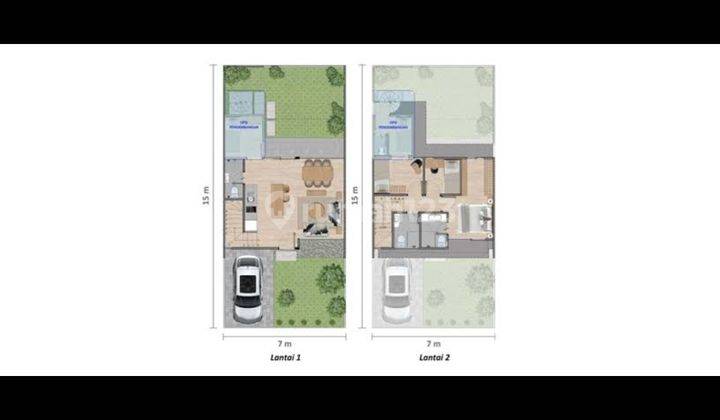 Rumah di Jl Tanjung bunga 2 Lantai Rumah Baru  6