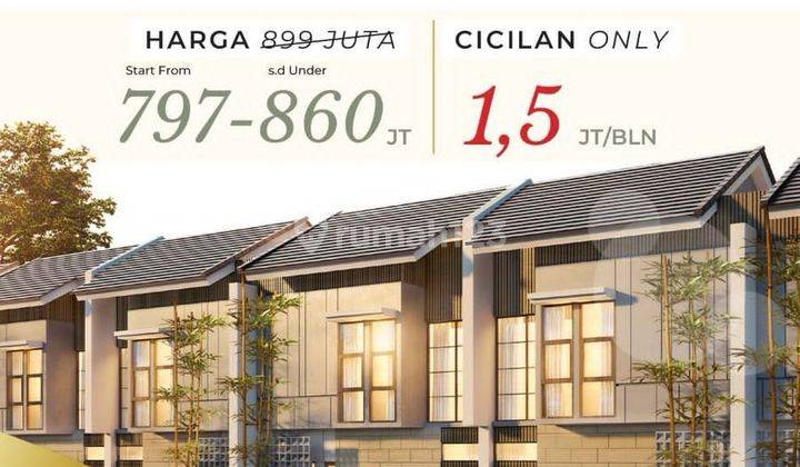 Rumah 2 lantai ala Jepang di kota Sidoarjo harga cuma 700 jt'an  1