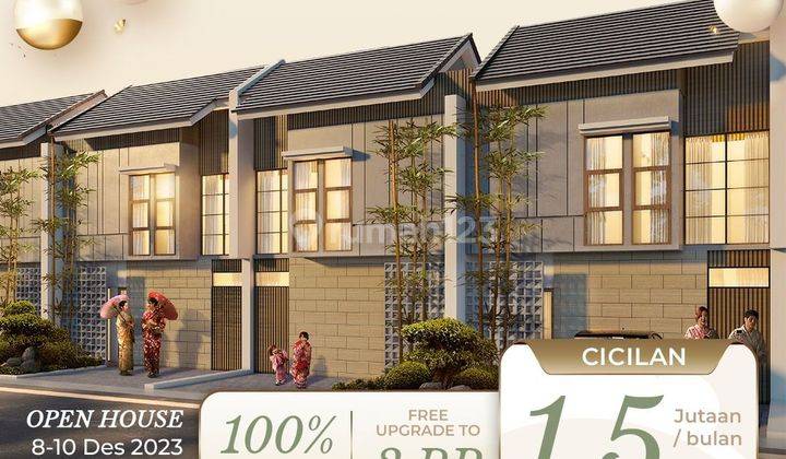 Rumah 2 lantai ala Jepang di kota Sidoarjo harga cuma 700 jt'an  2