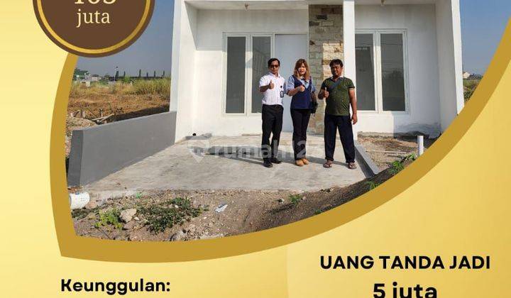 Rumah baru siap huni dekat kota Sidoarjo harga 400 jt'an  1