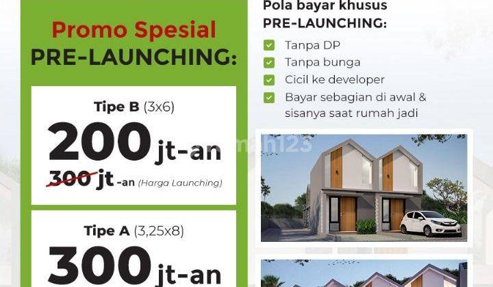 Rumah 2 lantai termurah di surabaya barat harga 300 jt'an  1