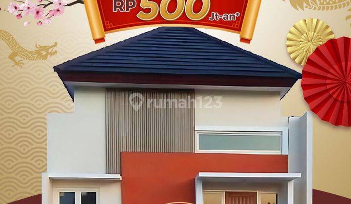 Rumah 500 jt'an di kota Sidoarjo tanpa DP free all Biaya  2