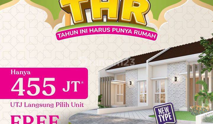 Rumah baru 400 jt'an di dekat bandara juanda  1