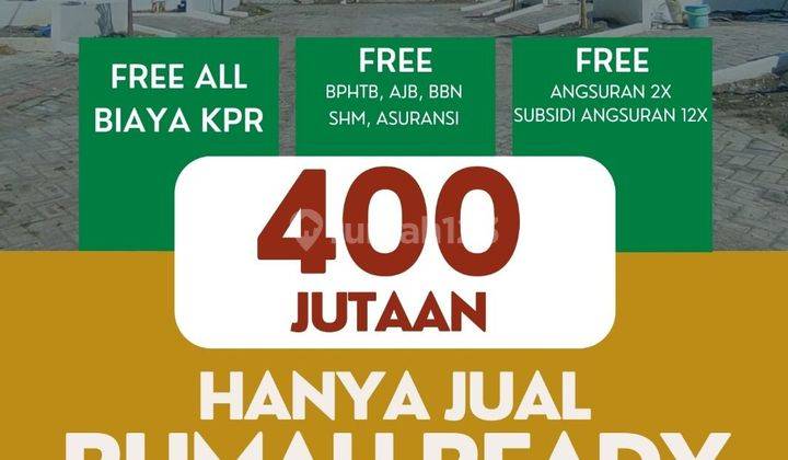 Rumah siap huni di baratnya surabaya harga 400 jt'an tanpa DP  1