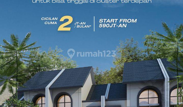 Rumah baru 500 jt'an di royal residence menganti angsuran 2 jt'an  2