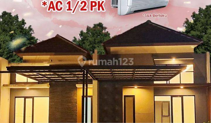 Rumah 300 jt'an di baratnya surabaya tanpa DP free biaya  2