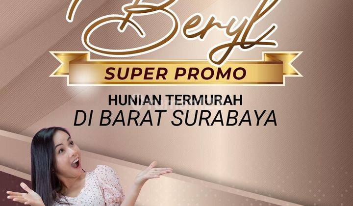 Rumah Siap Huni 200 Jt'An Di Baratnya Surabaya Tanpa Dp Free  2