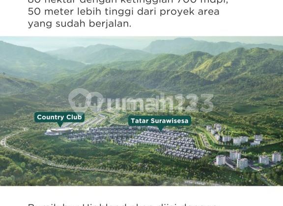 Rumah Baru di Tatar Surawisesa Kota Baru Parahyangan Bandung