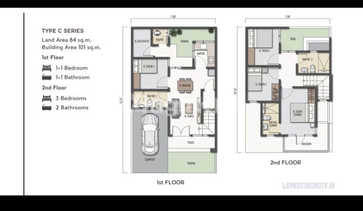 Rumah Lavisa Lavon Suvarna Sutera 2