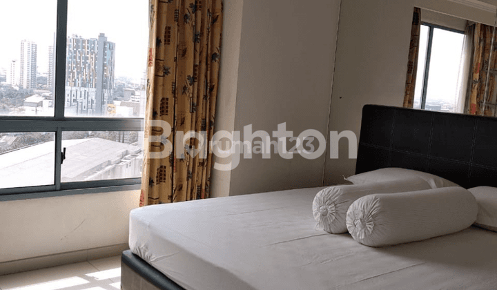 APARTEMEN 2 BR FURNISHED DOUBLE VIEW AREA BISNIS DEKAT TOL 2