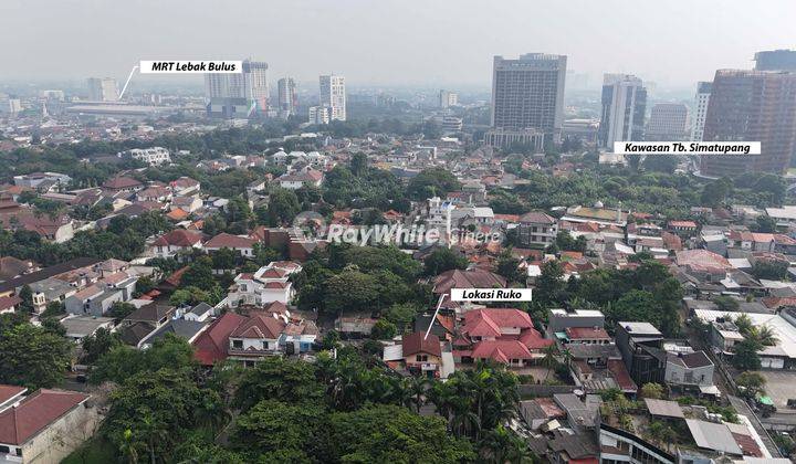 Tanah Bonus Ruko Cocok Untuk Usaha Lokasi Pinggir Jalan Raya Dekat Mrt Lebak Bulus 2