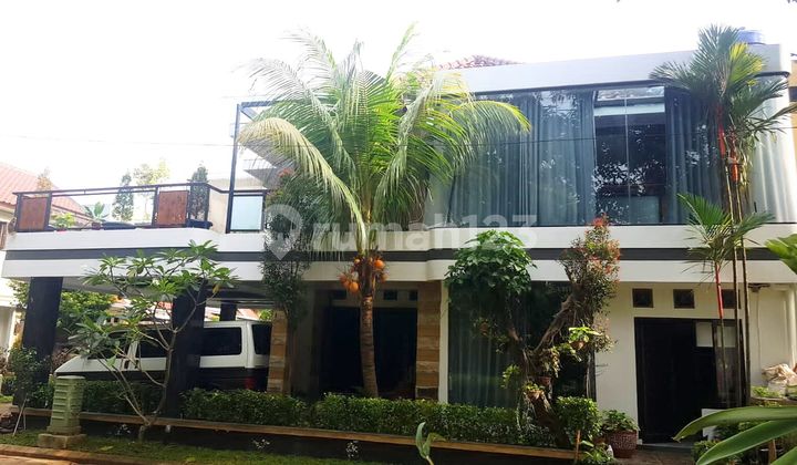 Rumah Luas 2 Lantai Dalam Komplek Asri dan Strategis di Cirendeu 1