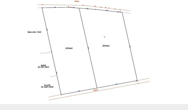  Lahan Tanah Industry Dan Pertokoan, 5136 M.psg., Hgb, Hook di Perempatan Puspiptek muncul,, di Jl. Raya Serpong Taman Tekno, Tangerang Selatan.  1