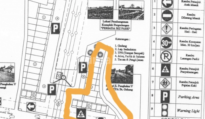 Lahan Gudang di Area Pergudangan Dan Industri,, Narogong . Di Wilayah Industri Narogong. 25 Km. Ke Toll Bekasi Barat. 6