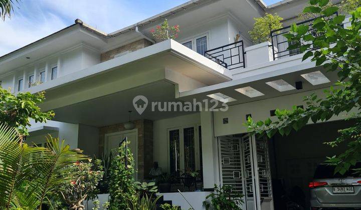 Rumah 2 Lantai, Bagus, Dalam Taman River Park, Bebas Banjir, Semi Furnished, Shm, di Bintaro Sektor 8, Tangerang Selatan. 2