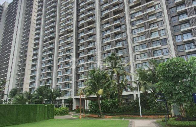 Apartment 2BR, Bagus Hadap Swimming Pool, semi furnished, dalam komplek Aeon Mall,  tersedia bus Transportasi, di BSD City. 2