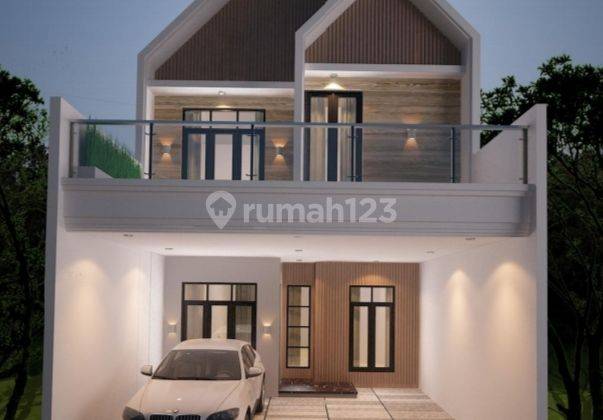 Rumah Baru, 3 Lantai, Unfurnished, Shm, Dekat Toll, Mall, Sekolah, di Pondok Indah, Jakarta Selatan. 2