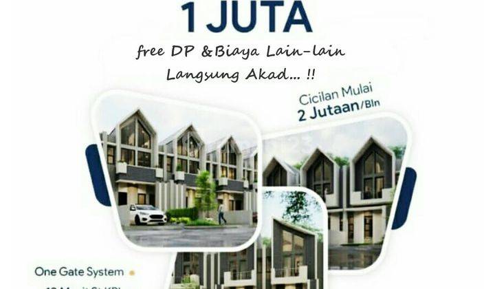 Rumah 2 lantai scandinavian baru tanpa DP. 8