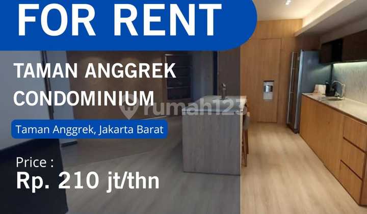 For Rent Best Unit 3+1BR Full Furnish Renov Mid Fl Taman Anggrek 