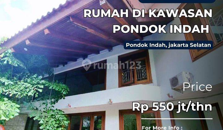 Rumah Pondok Indah 5 menit Ke JIS Lokasi Tenang Cocok Unt Office 1