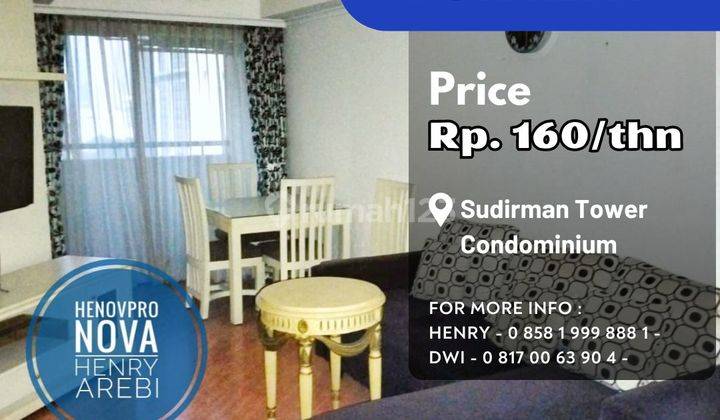 Sudirman Tower Condominium 2+1 Br Pool+city View Best Unit 1