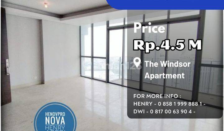 The Windsor Apartment 3+1BR Full Furnish Turun Harga Dijual Cepat 1