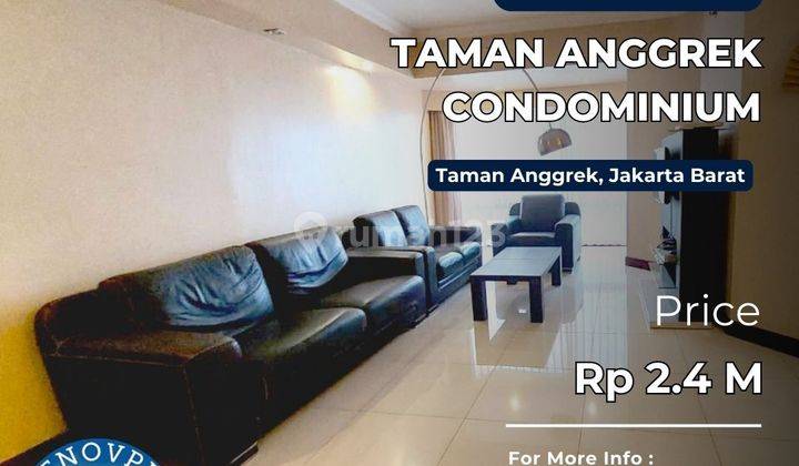 TURUN HARGA Taman Anggrek Condo Unit Sudut 3+1BR CITY View  1